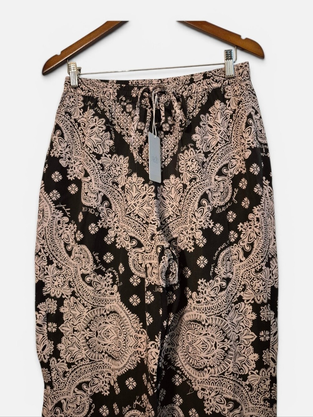 Jade by Johnny Was " Tularose" NWT Wide-leg lounge pants Small - Picture 3 of 5